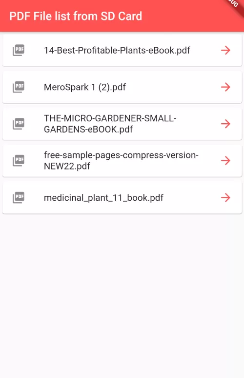 Flutter How To List PDF Files From Storage And View On Click
